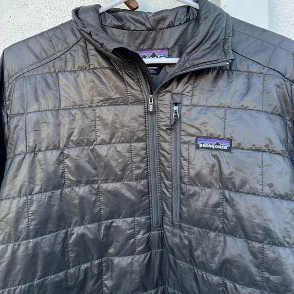 Men's Patagonia Quarter Zip Nano Puff Jacket (M) - Picture 3 of 4